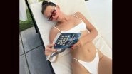 Millie Bobby Brown Flaunts Sexy Curves in White Bikini, Enjoys Summer With A Good Read (View Pics)