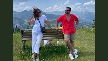 Kareena Kapoor Khan and Saif Ali Khan Soak Up the Summer Sun in the Alps, Can You Spot Jeh and Taimur? (View Pic)