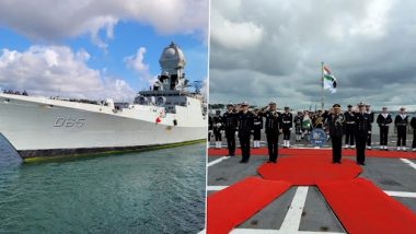 Bastille Day 2023: India’s Indigenously Built Stealth Destroyer INS Chennai Arrives in France for French National Day Celebrations