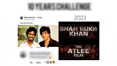 Jawan: Atlee's 10-Year-Old Pic With Shah Rukh Khan Goes Viral Post 'Prevue's Blockbuster Reception; Troll Had Called It 'Photoshoped' Then!