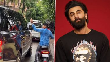 Ranbir Kapoor Allegedly Harassed By A Fan Who Tries To Click A Selfie With Him (Watch Video)