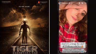 Nupur Sanon Wraps Up Pan-India Film Tiger Nageswara Rao: 'Time To Go Early To Bed'