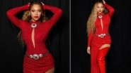 Beyonc&eacute; Stuns in Red Cut-Out Dress, The 'Beautiful Liar' Singer's Latest Photos Are Too Hot to Handle!