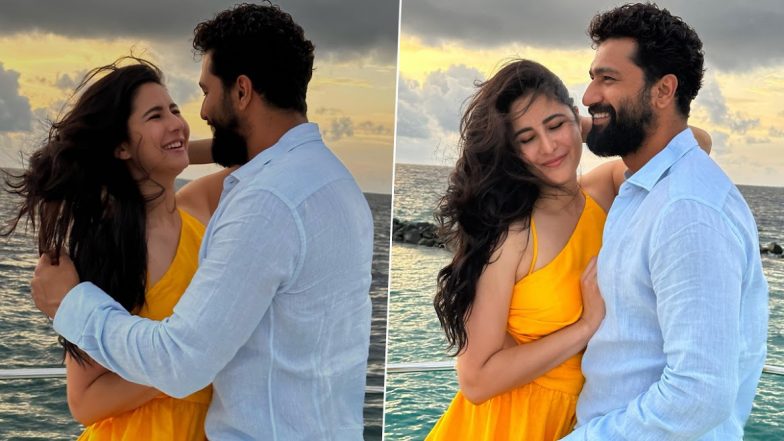 Vicky Kaushal Shares Adorable Beach Birthday Snaps of Katrina Kaif: 'In Awe of Your Magical Aura' (View Pics)