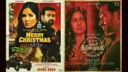 Merry Christmas Release Date: Katrina Kaif and Vijay Sethupathi&rsquo;s Upcoming Film To Hit Theatres on December 15 (View Posters)