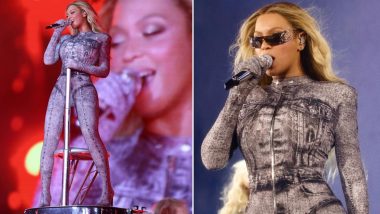 Beyoncé Rocks a Grey Bodysuit While Sporting a Cool Pair of Shades (View Pics)