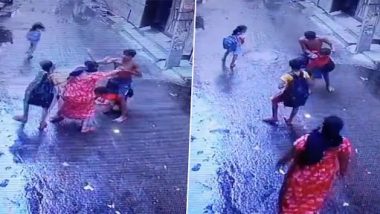 Gurugram Shocker: Woman, Son Injured After Being Attacked With Sharp-Edged Object by Semi-Naked Man in Sarhaul Village (Watch Video)