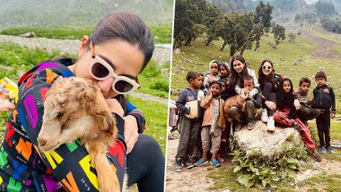 Sara Ali Khan's Sonmarg Getaway Is All About Serene Mountains, Tea Moments, and Adorable Encounter with Kids! (View Pics)