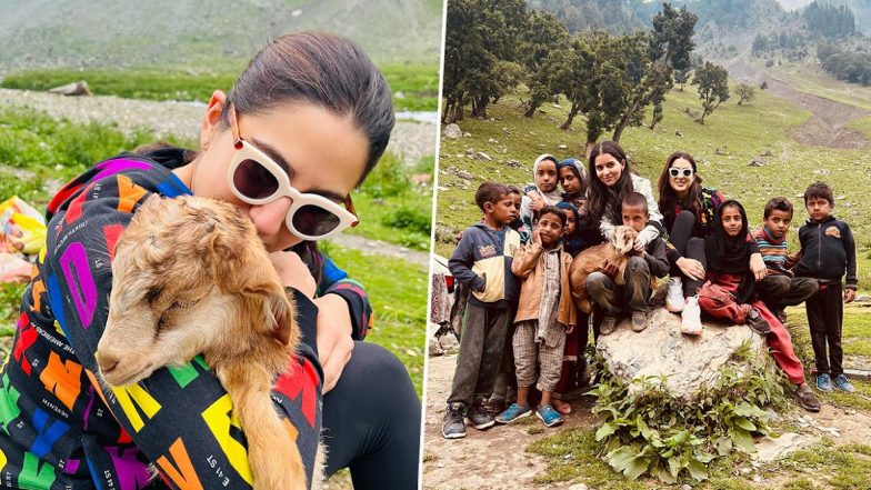 सारा अली खान का सोनमर्ग गेटअवे शांत पहाड़ों और बच्चों के साथ मनमोहक मुलाकात के बारे में