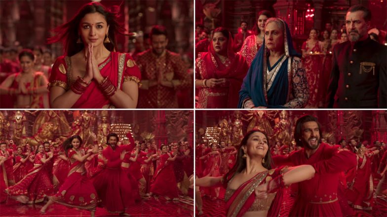 RRKPK Song 'Dhindhora Baje Re': Ranveer Singh and Alia Bhatt Dance Their Hearts Out In Durga Puja Track (Watch Video)