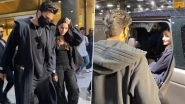 RRKPK Stars Alia Bhatt and Ranveer Singh Twin in Black Comfy and Stylish Outfits at Airport