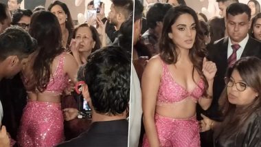 Kiara Advani Hugs Sasu Maa As She Looks Radiant In Pink Shimmery Dress (Watch Video)