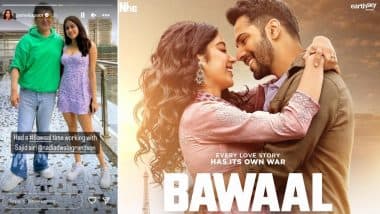 Janhvi Kapoor Expresses Gratitude to Sajid Nadidadwala for Giving Her the Opportunity in Bawaal