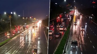 Mumbai Rains Today: Incessant Rainfall Disrupts Normal Life, Schools and Colleges Shut, Exams Postponed as IMD Issues Red Alert Predicting Extremely Heavy Downpour (Watch Videos)