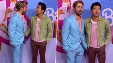 Did Ryan Gosling Just Snub Simu Liu? Barbie Movie Red Carpet Incident Sparks Controversy! (Watch Video)