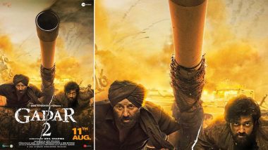 Gadar 2: Sunny Deol and Utkarsh Sharma Are in Attack Mode in New Poster From Upcoming Sequel (View Pic)