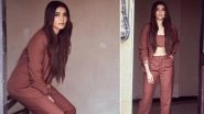 Karishma Tanna Exudes Boss Lady Vibes in Stunning Burgundy Co-ord Pant Suit! (View Pics)