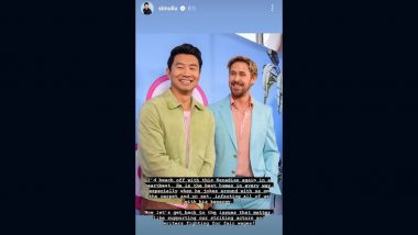 Simu Liu Silences Rift Rumors With Ryan Gosling After Video of His Barbie Co-star Allegedly Snubbing Him Goes Viral, Calls Him 'Best Human in Every Way'!