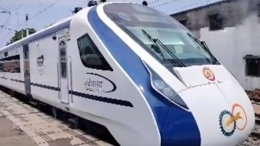 Stones Pelted on Vande Bharat Express in Ayodhya to Avenge Killing of Goats by Semi-High-Speed Train, 3 Arrested (Watch Video)