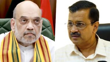 Delhi Chief Minister Arvind Kejriwal Writes to Home Minister Amit Shah Seeking Limited Water Release From Hathnikund to Maintain Water Levels in Yamuna River