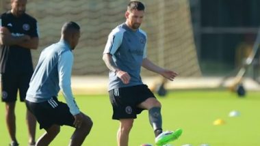 Lionel Messi Starts Training For Inter Miami for First Time Since Joining MLS Club Ahead of Much-Awaited Debut