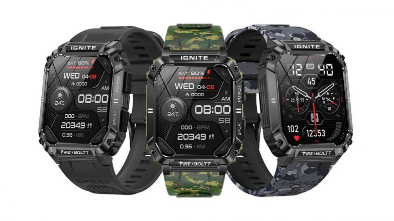 Fire-Boltt Combat Rugged Smartwatch Launched With Bluetooth Calling Feature: Check Price, Specs, and Other Features