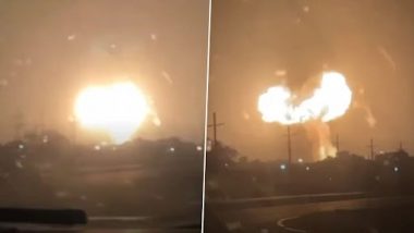 Blast at Chemical Plant in US Video: Fire Causes Huge Explosion at Dow Chemical Plant in Plaquemine, Locals Forced to Take Refuge Indoors