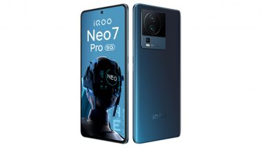 iQOO Neo 7 Pro 5G Launched With 50MP Ultra-Sensing Camera: Check Price, Specs, and Other Features