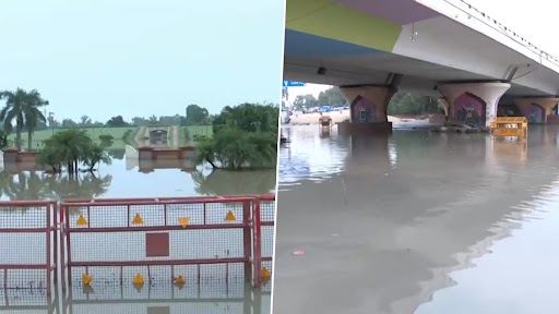 Delhi Floods: National Capital’s Rajghat, ITO, Akshardham and Other Areas Remain Flooded as Yamuna Water Level Recedes Slowly (Watch Videos)