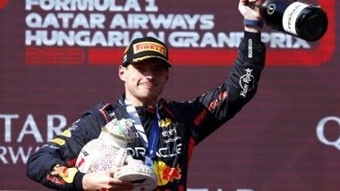 Max Verstappen Wins Hungarian GP 2023 To Extend Overall Lead in Formula One Driver Standings, Gives Red Bull Record 12th Straight Victory