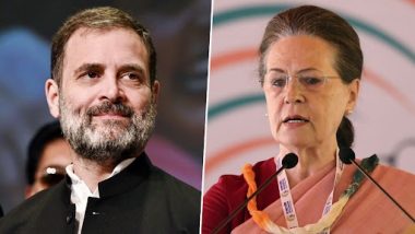 Flight Carrying Congress Leaders Sonia Gandhi and Rahul Gandhi Make Emergency Landing in Bhopal Due to Bad Weather