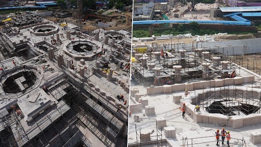 Ram Mandir in Ayodhya Latest Photos: New Pictures Show Grand Structures, Construction Progress Till Now