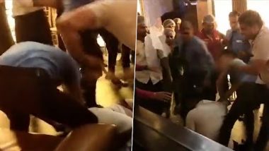 Scuffle Breaks Out Between Advocates and Rangreja Restaurant Workers Over Bill Dispute in Gorakhpur, FIR Registered (Watch Video)