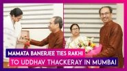West Bengal CM Mamata Banerjee Ties Rakhi To Uddhav Thackeray Ahead Of INDIA Bloc Meet In Mumbai, Says &lsquo;Khela Hoga&rsquo;