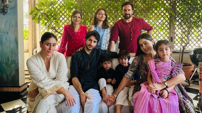 Kareena Kapoor and Sara Ali Khan Share Glimpses From Their Raksha Bandhan Celebrations With Fam (View Pics)