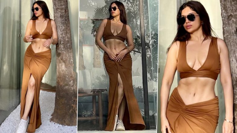 Bhumi Pednekar Vacays in Goa, Shares Stylish Pics in Brown Co-Ord Set