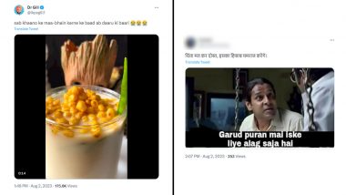 Rum Chaas Viral Video: Man Adds Buttermilk to Alcoholic Drink, Netizens Share Hilarious Responses to the Bizarre Combination
