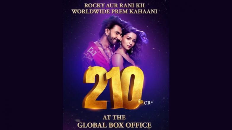 Rocky Aur Rani Kii Prem Kahaani Gains Rs 210 Crore at Global Box Office! Karan Johar Pens Sweet Note Thanking Entire Team of Ranveer Singh-Alia Bhatt Starrer (View Post)