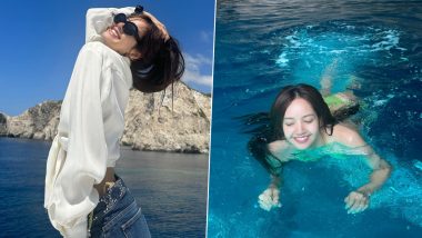 BLACKPINK’s Lisa Swims Under Breathtaking Caves in Green Bikini! View Stunning Pics of the Singer in Casual Fit