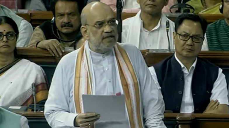 Manipur Violence Shameful, Government Has No Intention To Change Demography of Northeast State, Says Amit Shah (Watch Video)