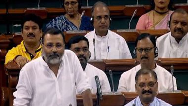 BRS Gives Privilege Notice Against BJP MP Nishikant Dubey for ‘Deliberately Misleading’ Lok Sabha on Kaleshwaram Project