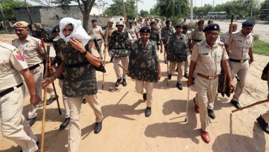 Haryana Violence: Police Team Attacked in Nuh While Trying To Arrest Suspect Involve in Communal Clash