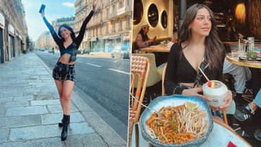 Alaya F Aces the Fashion Game in a Black Ribbed Top and Plaid Skirt (See Pics)