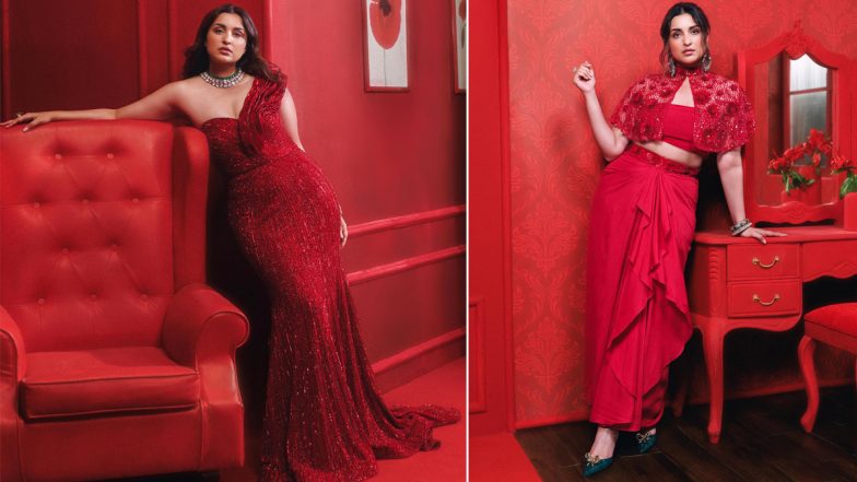 Parineeti Chopra Looks Regal in Red As She Shares Looks From Her Latest Photoshoot (See Pics)