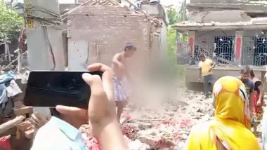 West Bengal Blast Video: Three Killed, Several Injured After Explosion at Firecracker Factory in Duttapukur