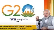 Mann Ki Baat 104th Episode Today: G20 Summit To Give World a Glimpse of India&rsquo;s Potential, Says PM Narendra Modi