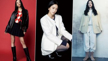 BLACKPINK's Jisoo Poses in Leather Jacket and Winter Wear Collection in Latest Photoshoot