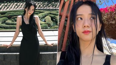 BLACKPINK's Jisoo Rocks Sleeveless Black Dress, K-Pop Idol Shares Beautiful Pics From LA
