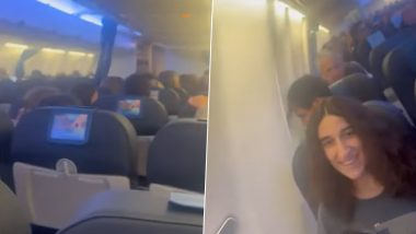 Passengers Scream in Panic on a Mallorca Flight After Storm Hits the Plane, Spanish Dancer Estela Orts Shares Video of the Horrific Incident (Watch)