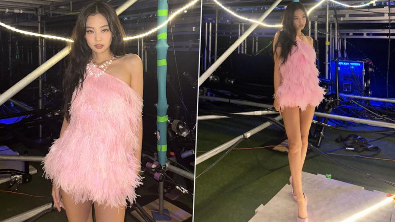 BLACKPINK's Jennie Rocks Pink One-Shoulder Fringe Dress, K-Pop Idol Shares Stylish Looks From LA Concert